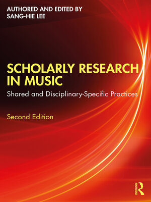 cover image of Scholarly Research in Music